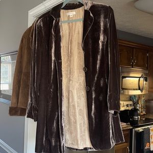 Suede velvet jacket
